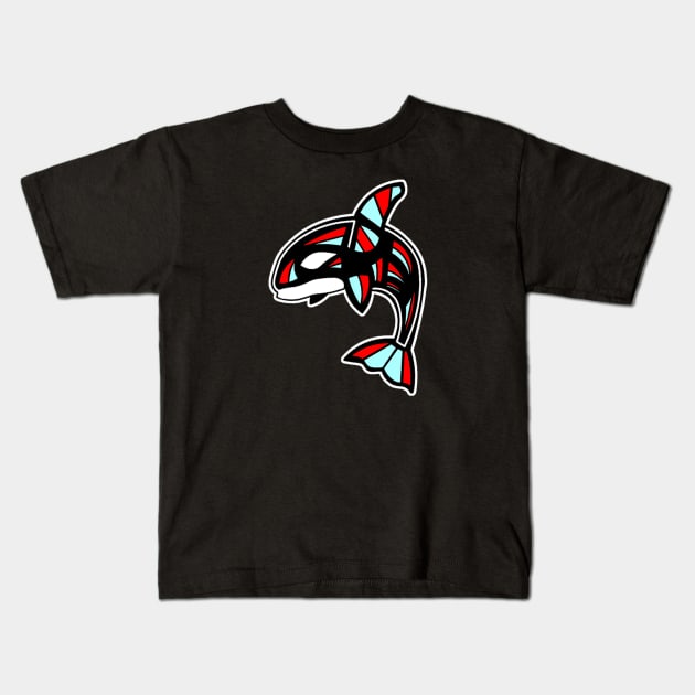Blackfish Kids T-Shirt by VerdunDesigns